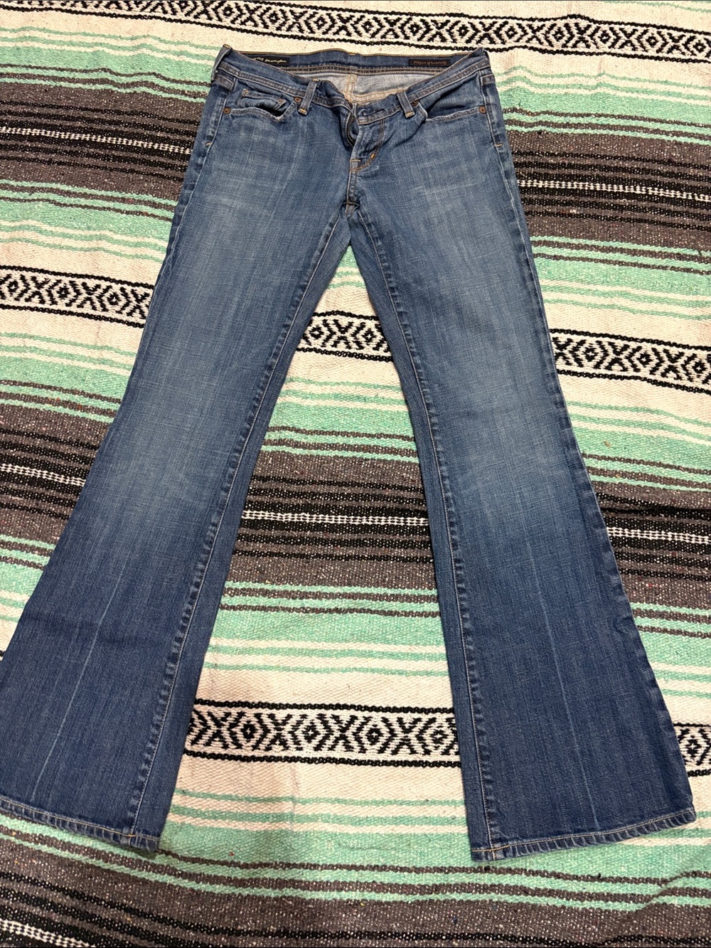 Women’s Blue Flared Jeans